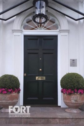 00004-Single-black-FS-Security-victorian-door-with-six-panels-fsdoors-co-uk