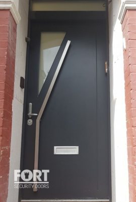 00018-Grey-FS-Security-Door-With-Visible-Glass-and-Transom-fsdoors-co-uk