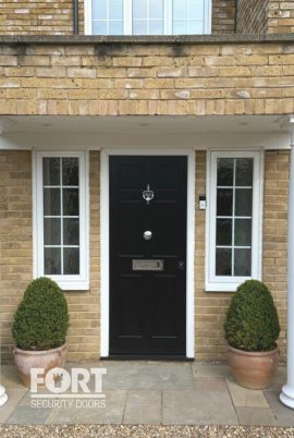 00037-Black-Victorian-6-panel-Front-FS-security-door-with-door-knocker-fsdoors-co-uk